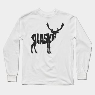 Moose Alaska Long Sleeve T-Shirt